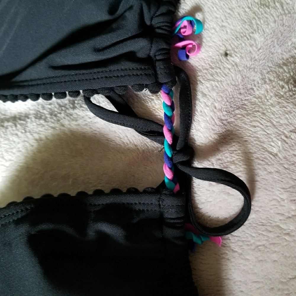 NWT Black Bikini Top (Plus Size)